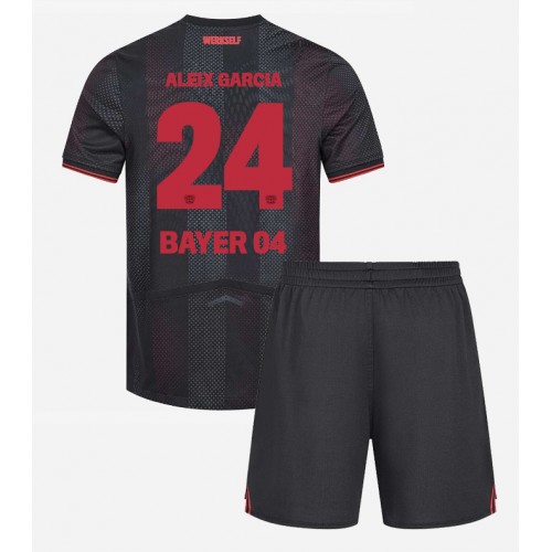 Bayer Leverkusen Aleix Garcia #24 Domaci Dres za djecu 2025-26 Kratak Rukav (+ Kratke hlače)